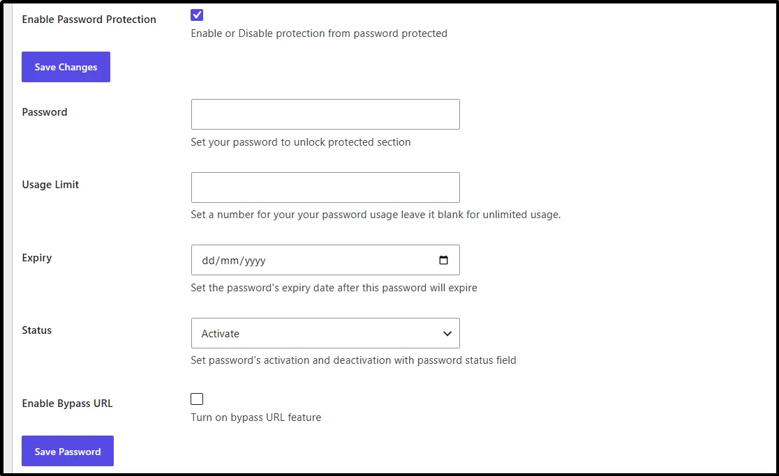 Private WooCommerce product showing a password prompt on the storefront