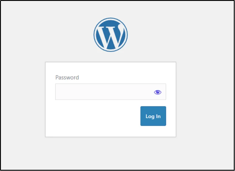 Password prompt shown to visitors on a private WooCommerce store