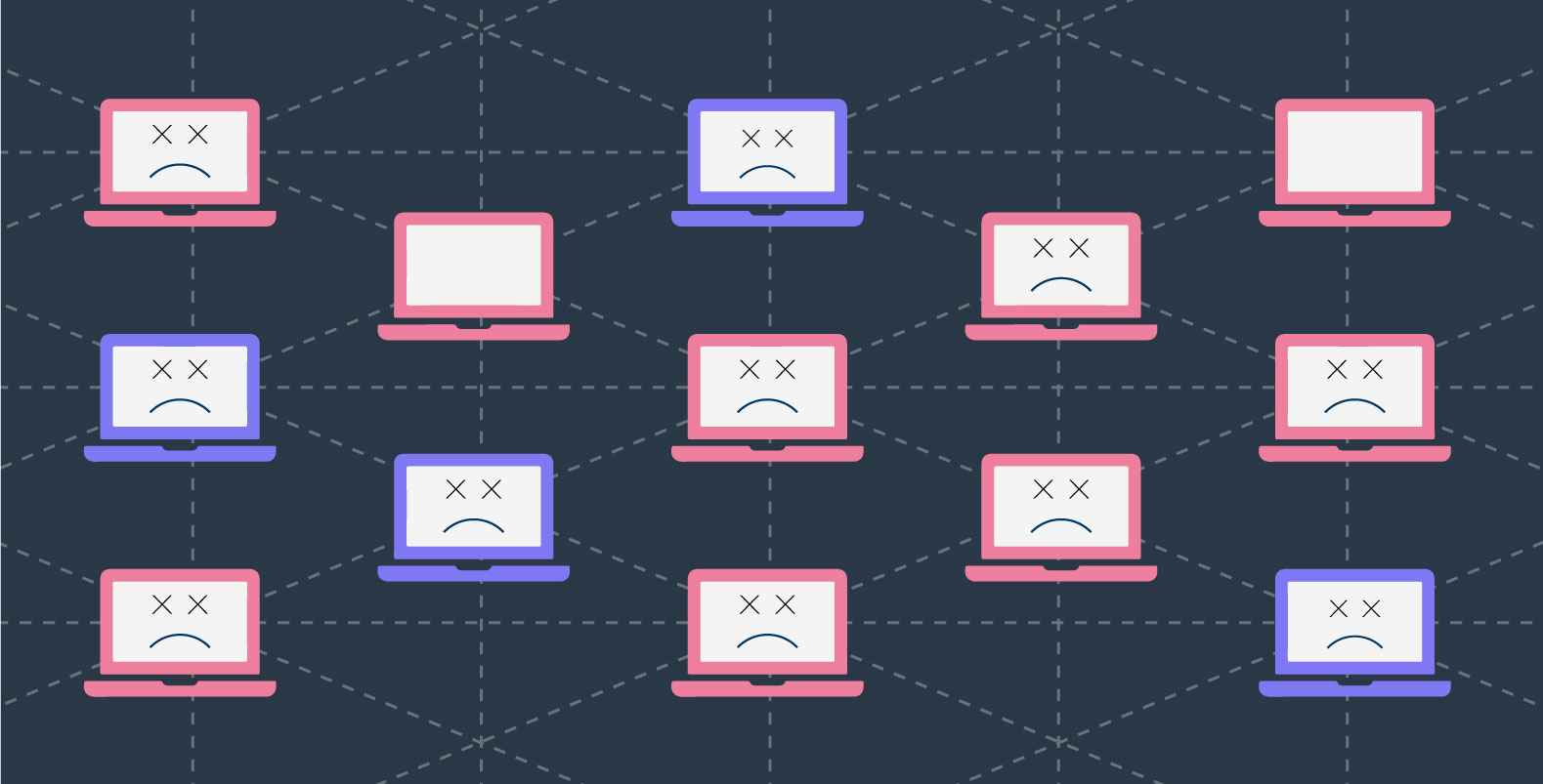 Diagram of a Peer-to-Peer Network Model.
