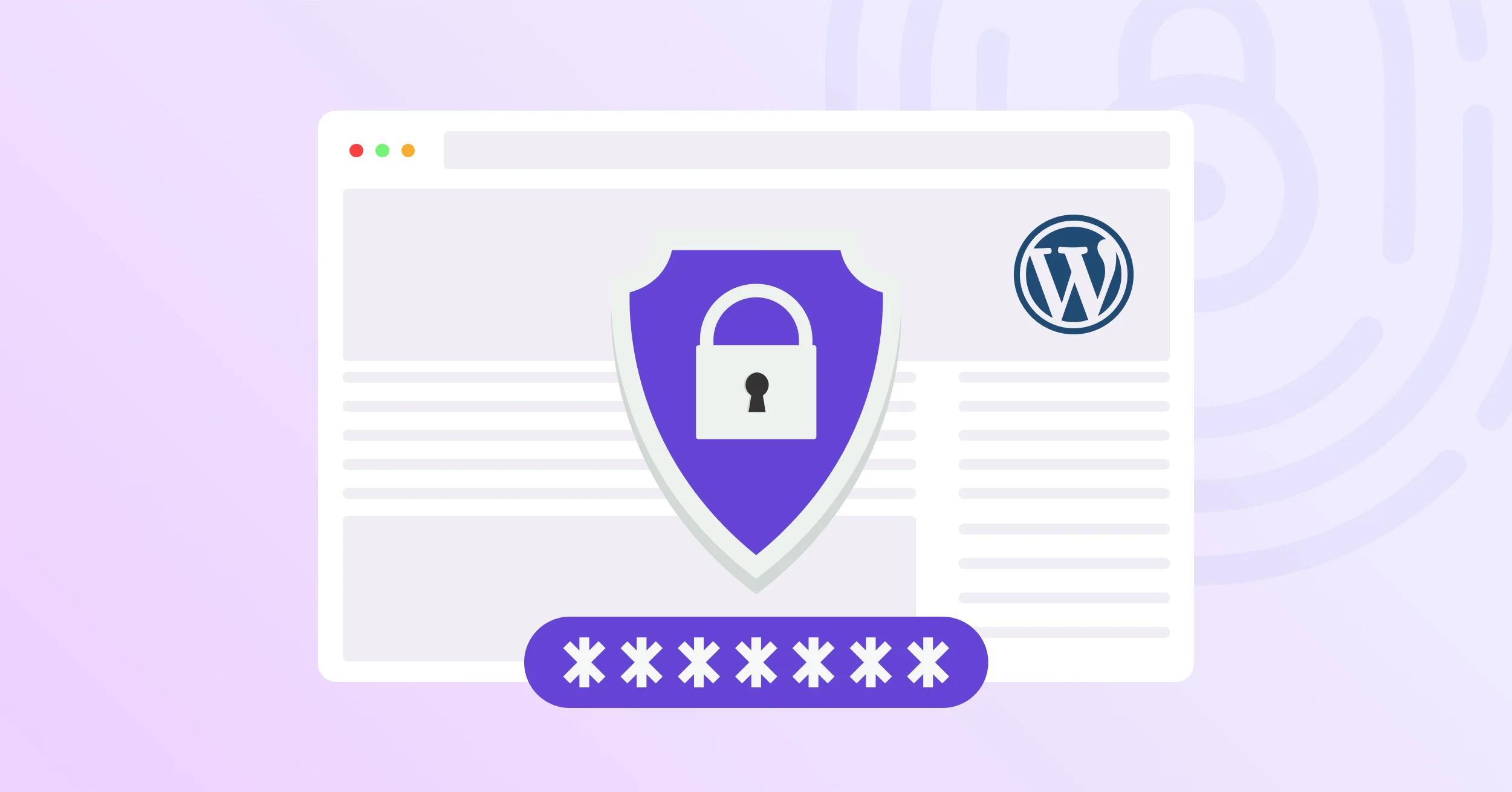 password protected pages for WordPress
