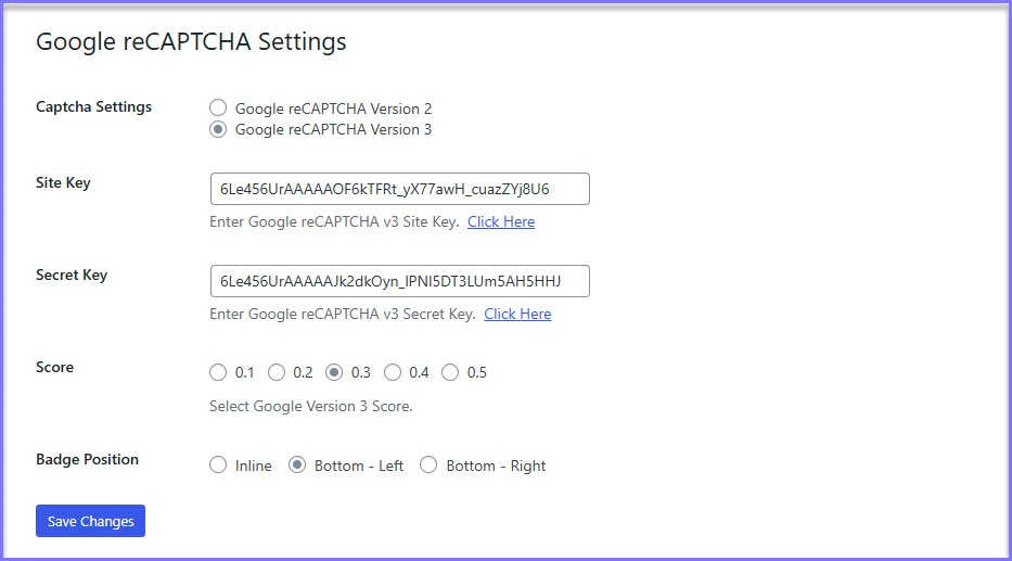 WordPress password protection confirmation message