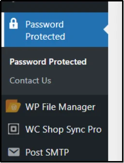 Plugin settings screen