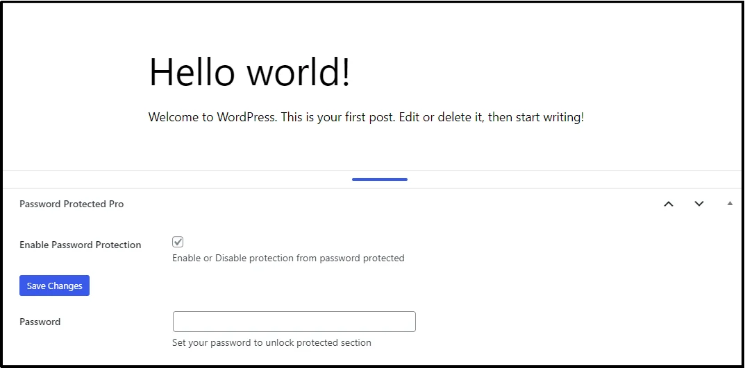 Add as many passwords as needed