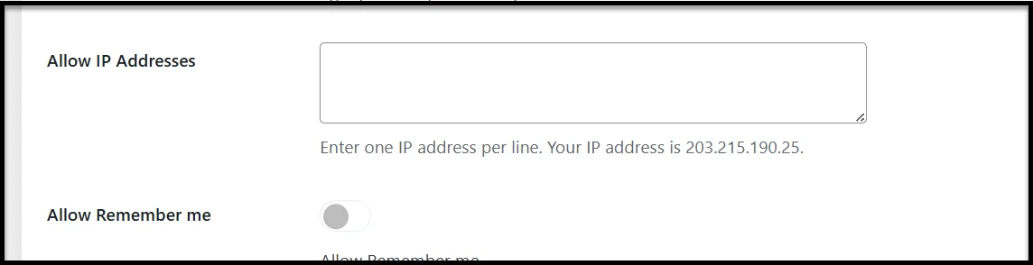 Allow specific IP addresses feature in Password Protected WordPress plugin