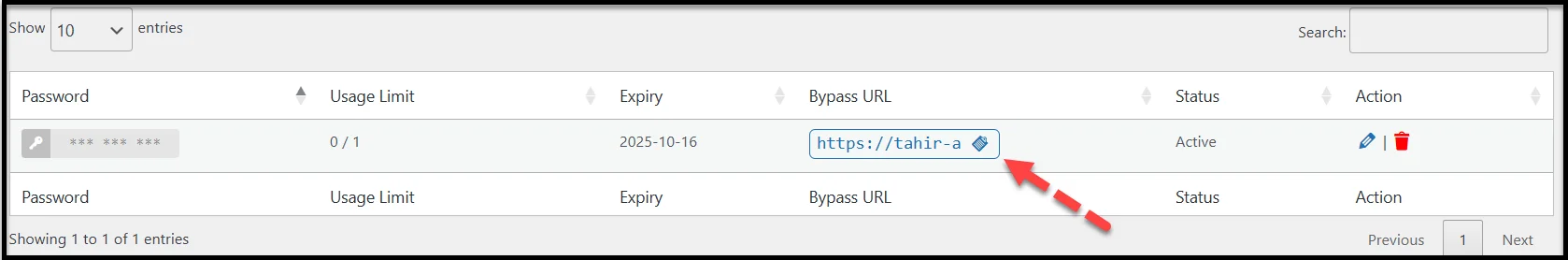 Globally protected posts and pages settings in Password Protected plugin