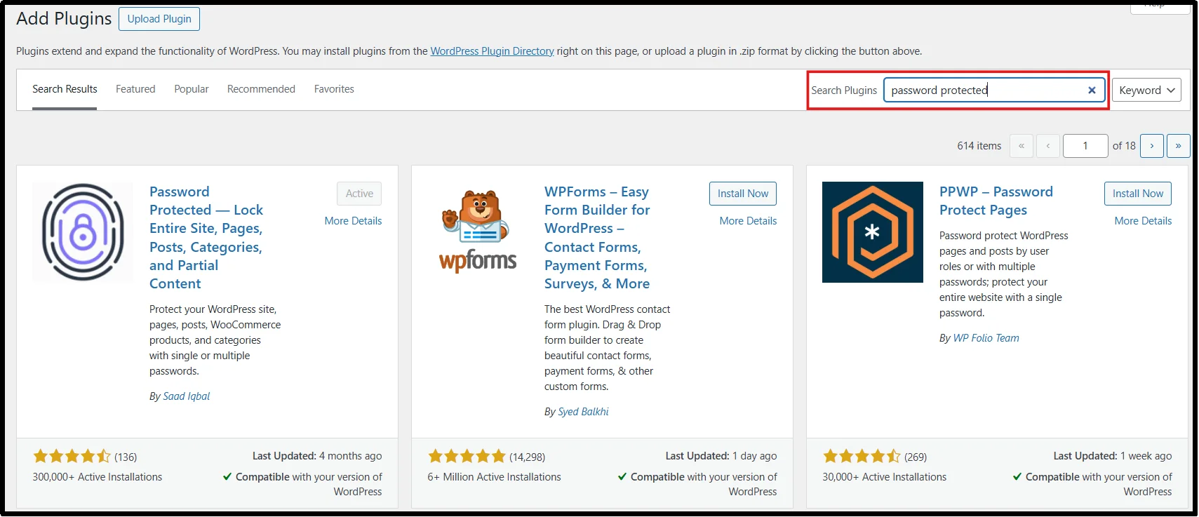 Installing Advanced File Manager plugin from WordPress plugin repository