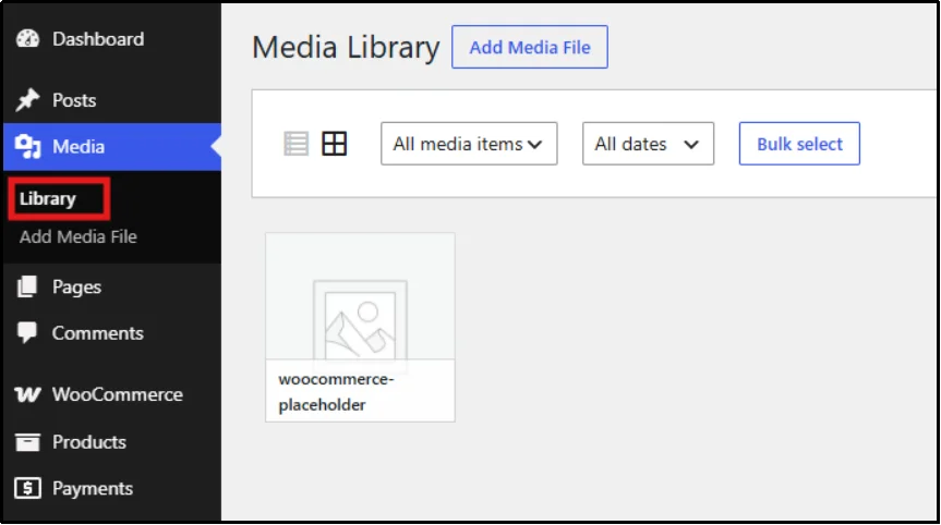 WordPress Attachments content type