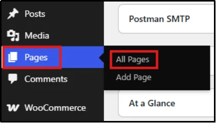 Delete a WordPress page from the All Pages screen